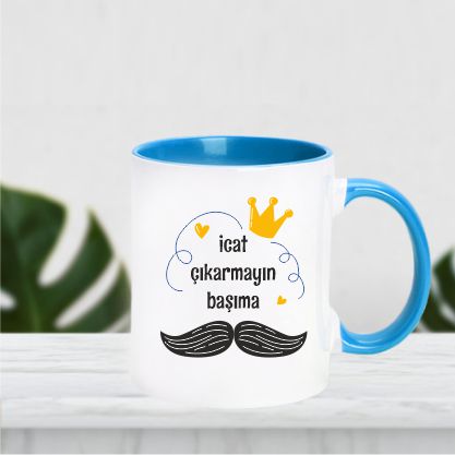 Mavi Kulplu Kupa