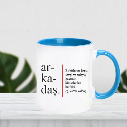 Mavi Kulplu Kupa