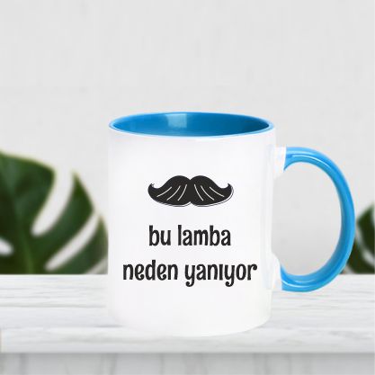 Mavi Kulplu Kupa
