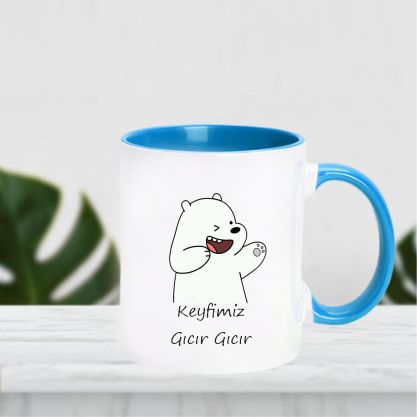Mavi Kulplu Kupa