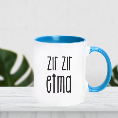 Mavi Kulplu Kupa