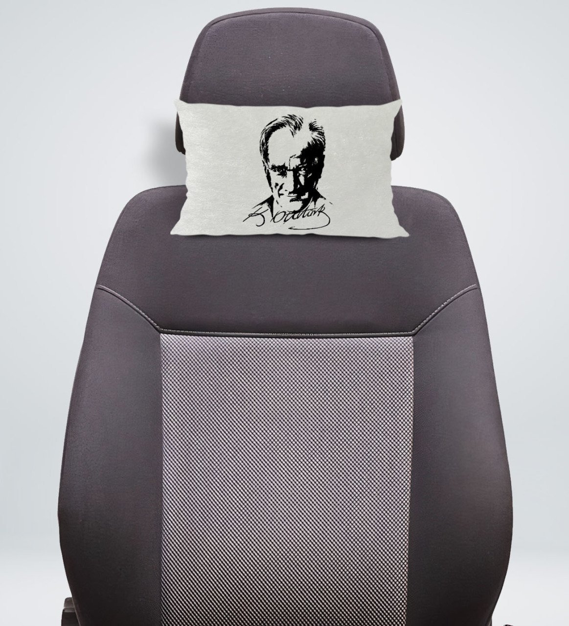 BK Gift Atatürk Temalı Dikdörtgen Araç Koltuk Yastığı-13