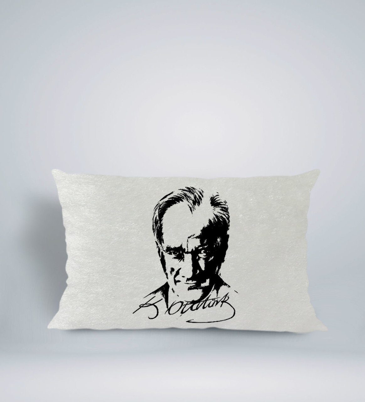 BK Gift Atatürk Temalı Dikdörtgen Araç Koltuk Yastığı-13