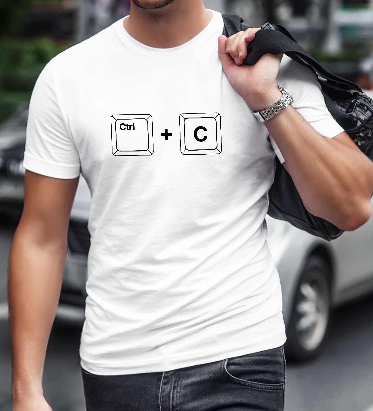 BK Kids Baba Oğul Kombin Tshirt-Zıbın Hediye Seti -5