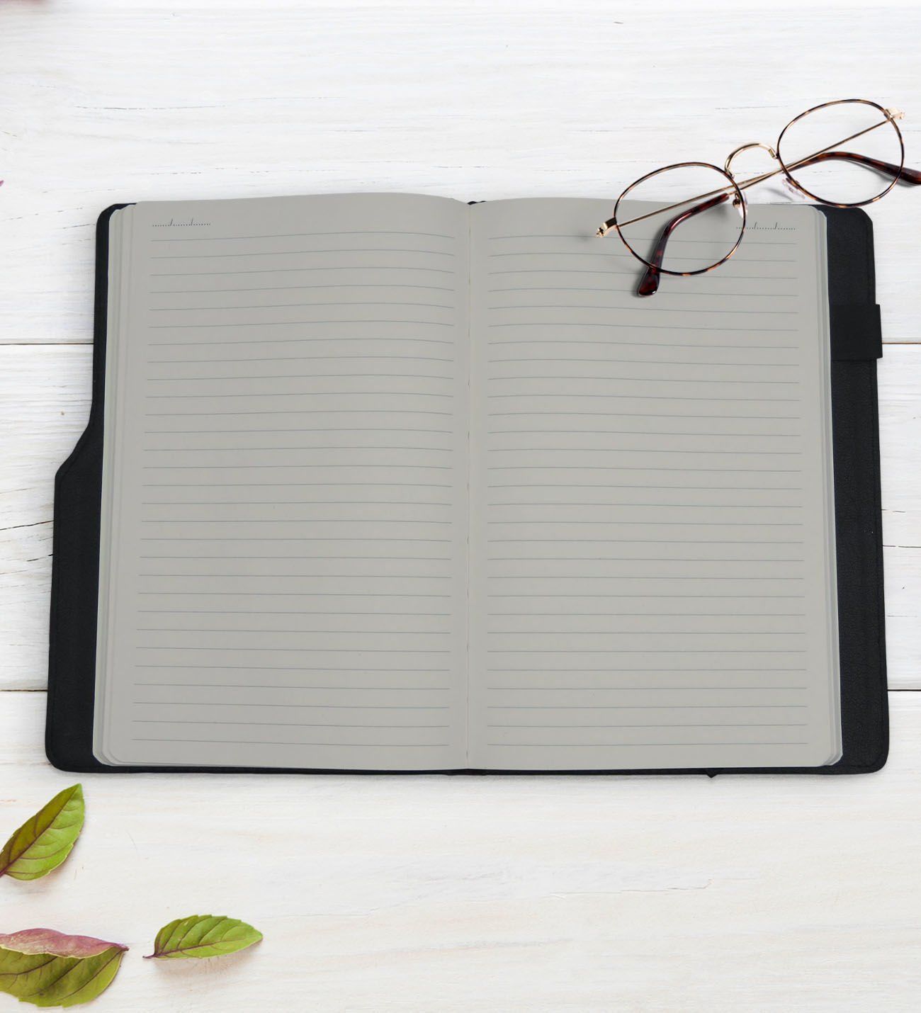 BK Gift Gözüme Toz Kaçtı Tasarımlı Siyah Termo Deri Not Defteri 15x21cm-1