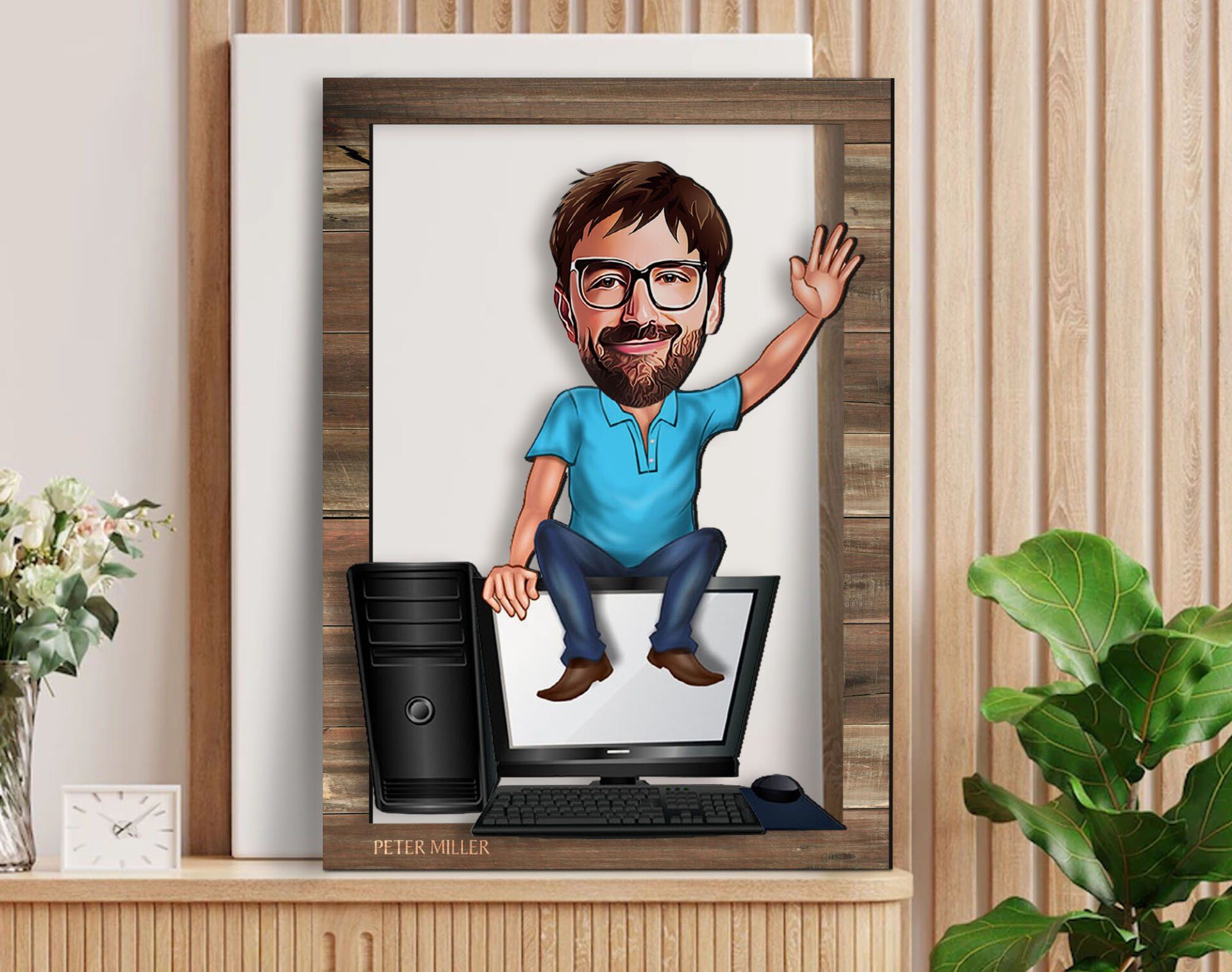BK Gift Kişiye Özel Bilgisayar Mühendisi Karikatürlü 3D Ahşap Tablo, Sevgiliye Hediye, Arkadaşa Hediye, Yıl Dönümü Hediyesi, Doğum Günü Hediyesi-1 BK Gift Kişiye Özel Bilgisayar Mühendisi Karikatürlü 3D Ahşap Tablo, Sevgiliye Hediye, Arkadaşa Hediye, Yıl Dönümü Hediyesi, Doğum Günü Hediyesi-1