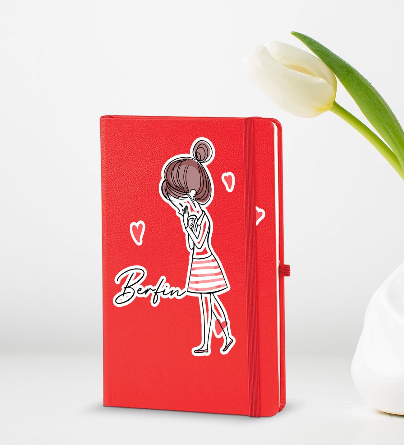 BK Gift Kişiye Özel Sevgili Temalı 2’li Defter Seti, Sevgiliye Hediye, Sevgililer Günü Hediyesi, Doğum Günü Hediyesi-2