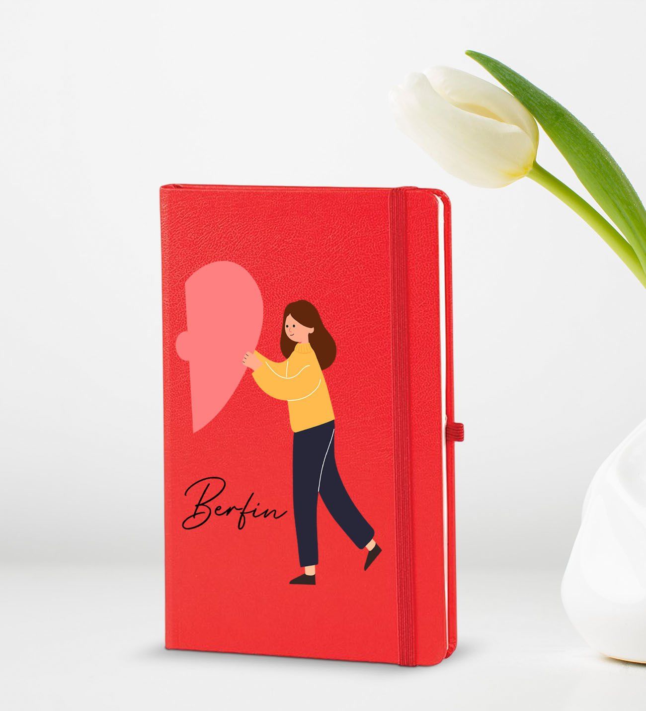 BK Gift Kişiye Özel Sevgili Temalı 2’li Defter Seti, Sevgiliye Hediye, Sevgililer Günü Hediyesi, Doğum Günü Hediyesi-6