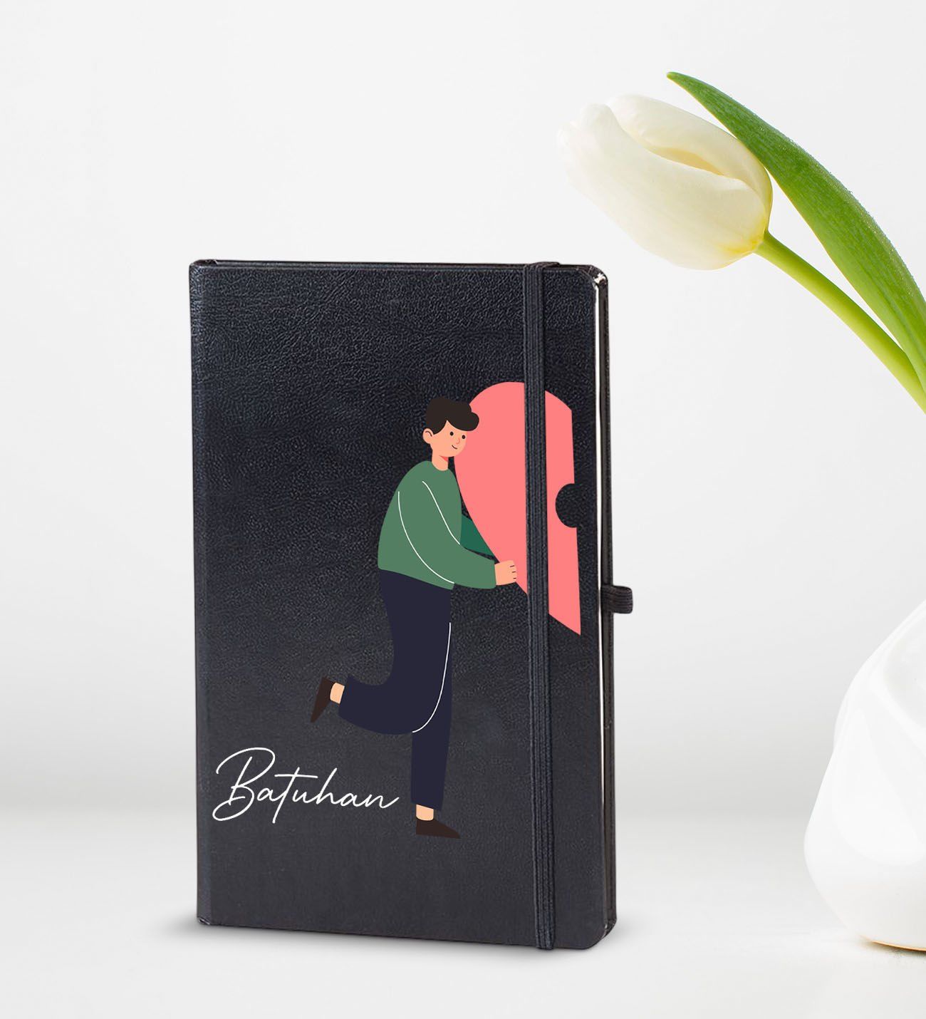 BK Gift Kişiye Özel Sevgili Temalı 2’li Defter Seti, Sevgiliye Hediye, Sevgililer Günü Hediyesi, Doğum Günü Hediyesi-6