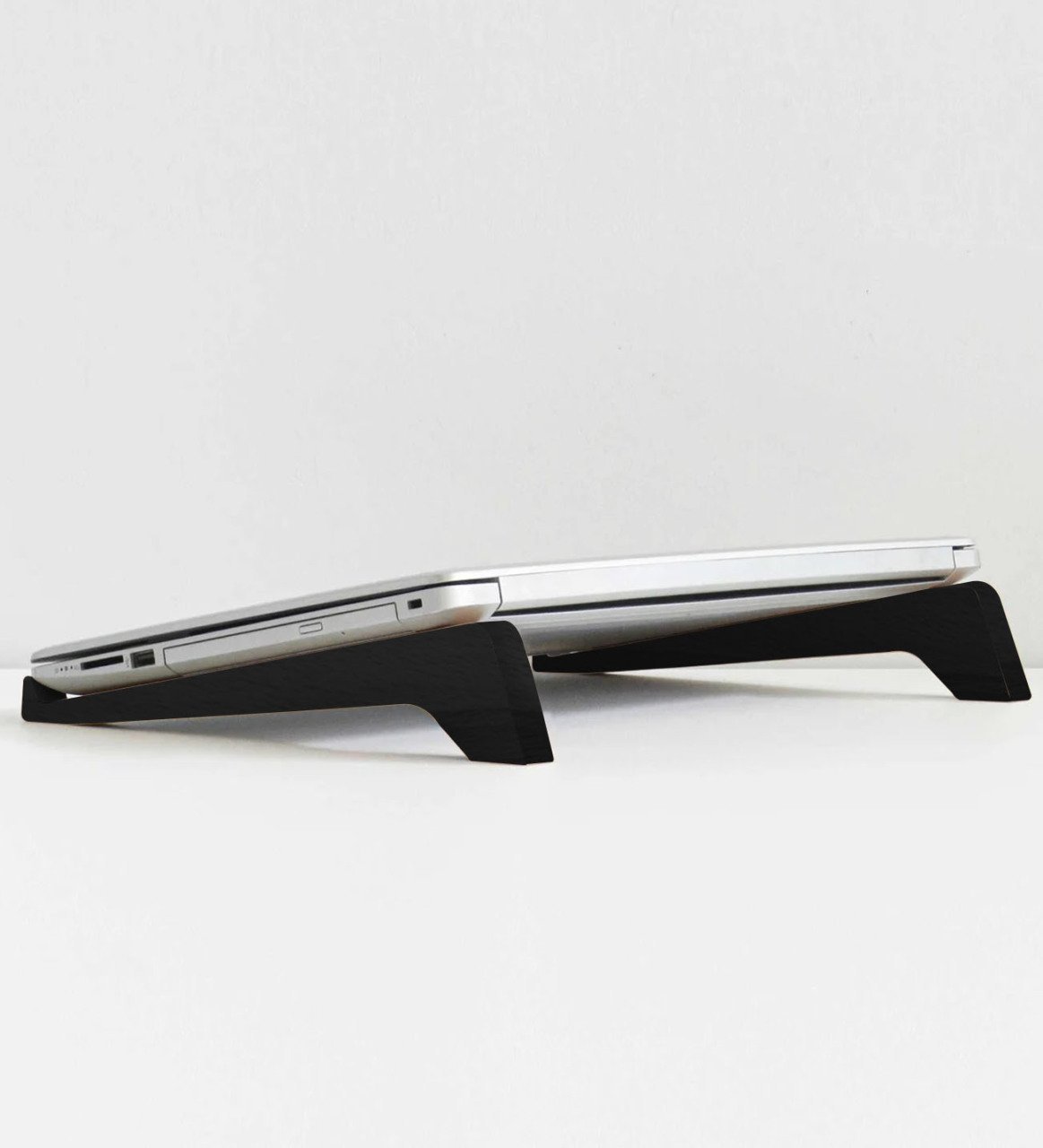 BK Gift Taşınabilir Ahşap Siyah Notebook Laptop Standı