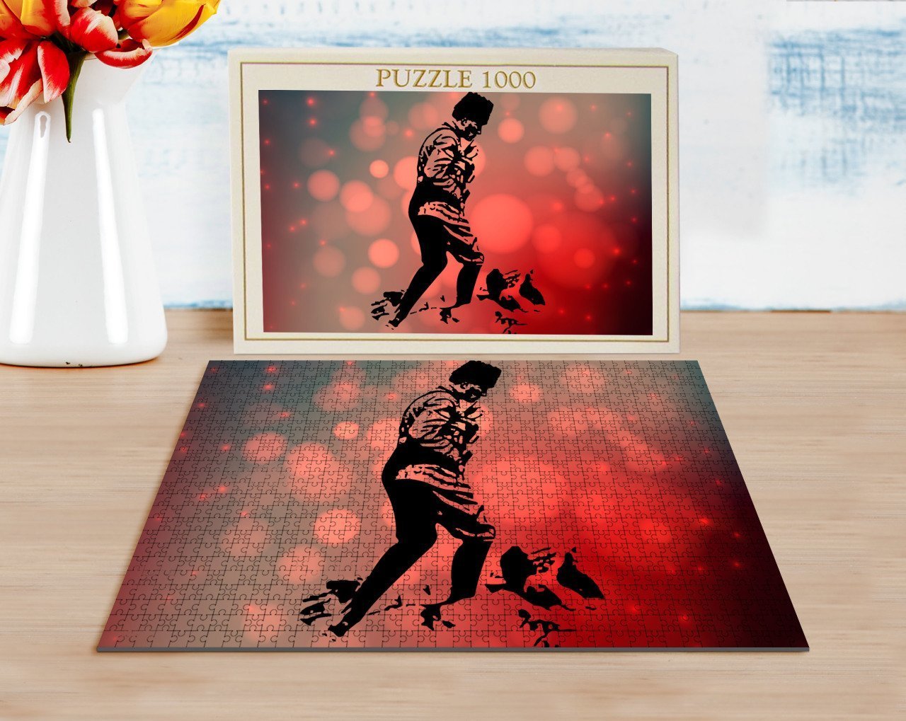 BK Home Atatürk Silüet Tasarımlı 1000 Parça Profesyonel Puzzle-2