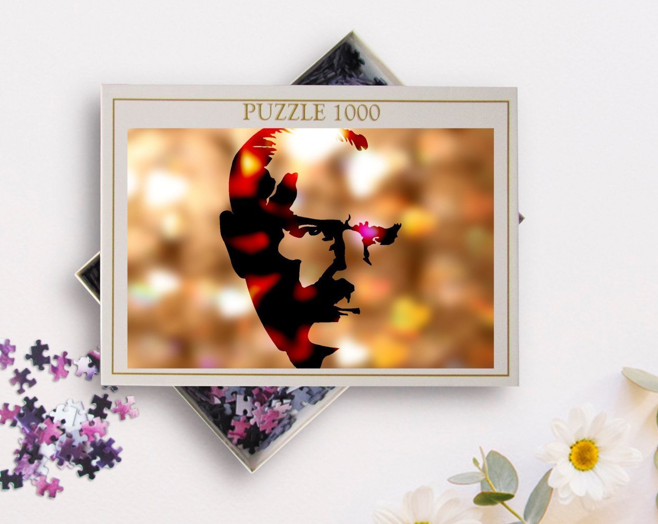 BK Home Atatürk Silüet Tasarımlı 1000 Parça Profesyonel Puzzle-4