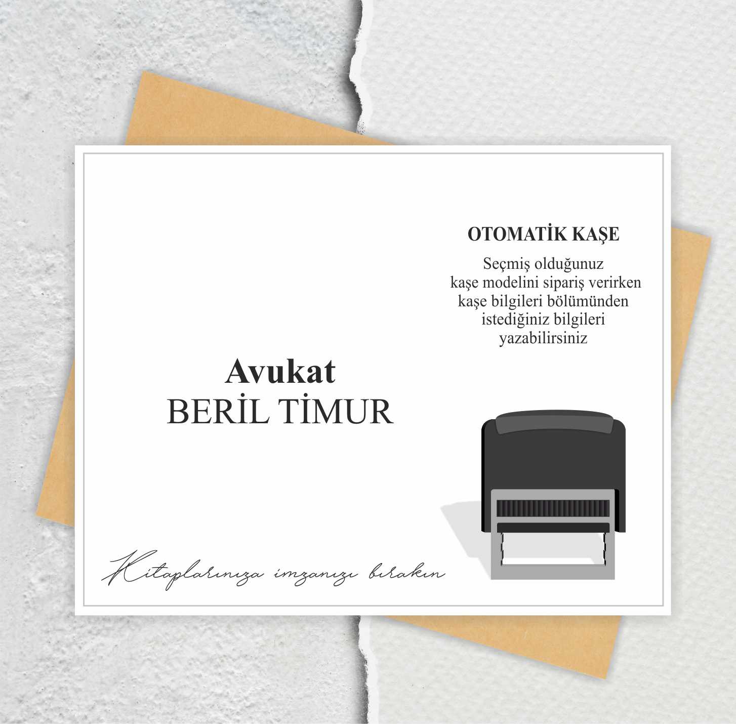 Dikdörtgen Kaşe Dikdörtgen Kaşe