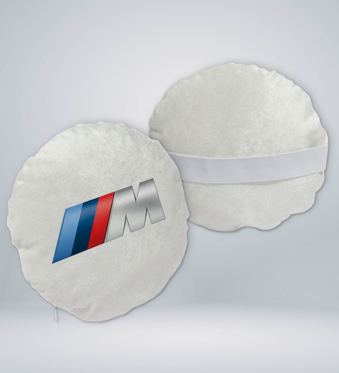 BK Gift Bmw M Tasarımlı Yuvarlak Araç Koltuk Yastığı-1 BK Gift Bmw M Tasarımlı Yuvarlak Araç Koltuk Yastığı-1